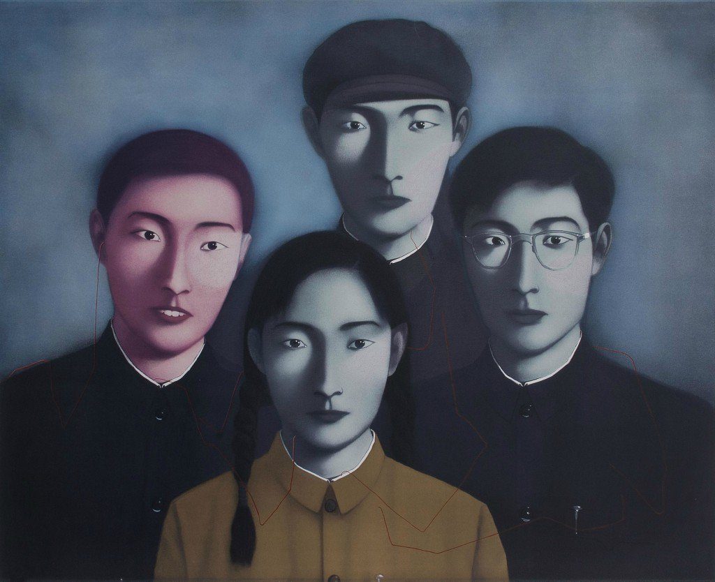 Zhang Xiaogang, Big Family (1996). Courtesy of the artist.