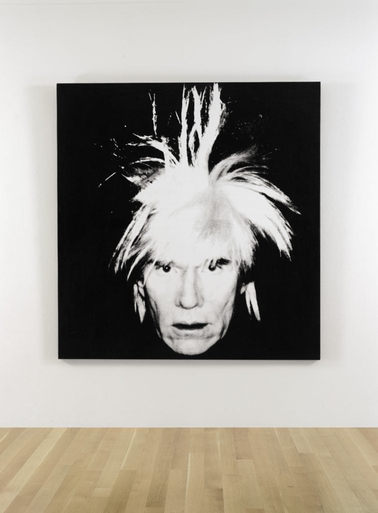 Andy Warhol, Self-Portrait (Fright Wig) (1986). Estimated at $20–$30 million.
