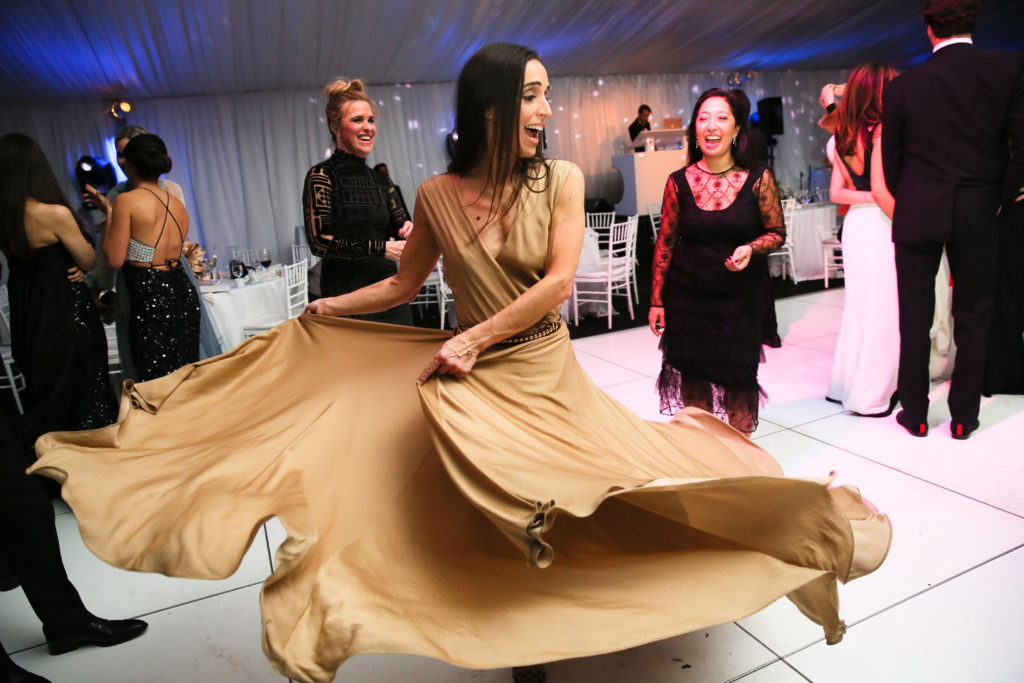 Guests dance at the New York Botanical Garden 18th Annual Winter Wonderland Ball. Courtesy of BFA.