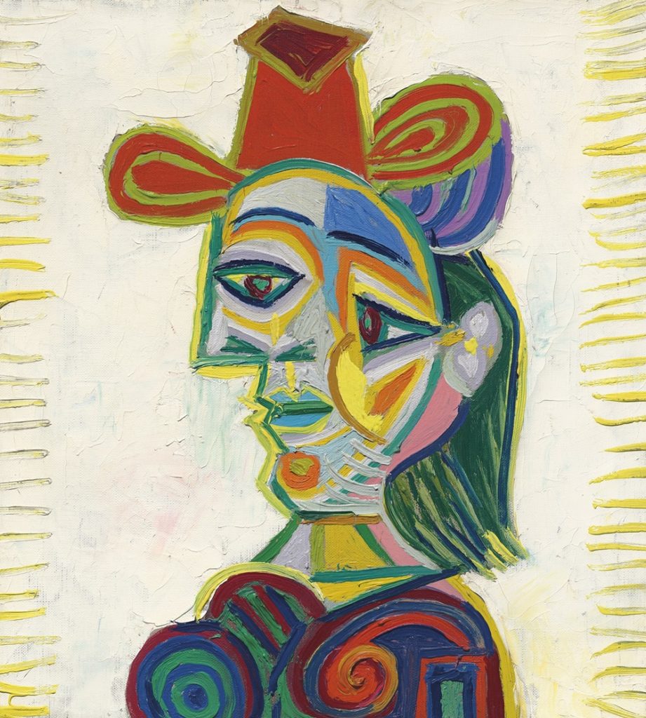 Pablo Picasso, Buste de Femme(1938) Courtesy Christie's Images Ltd.