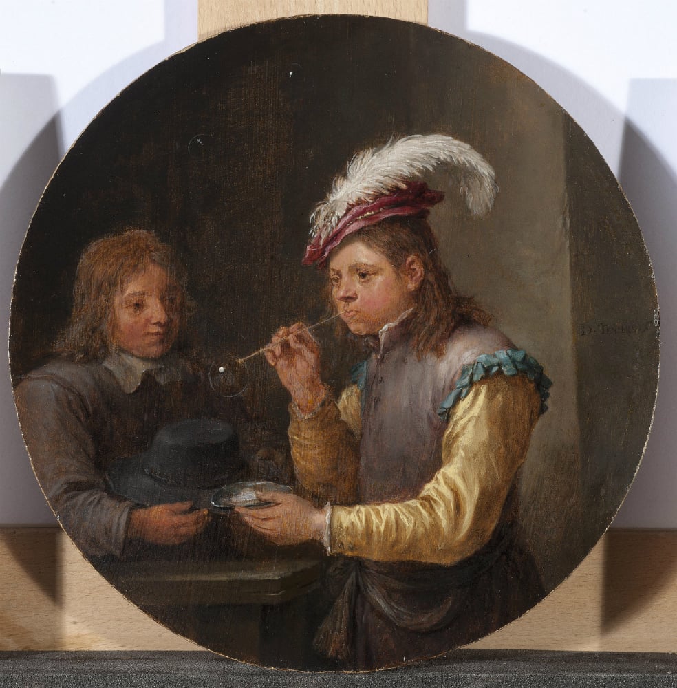 David Teniers the Younger <i>Boy Blowing Bubbles</i> (c.1640). Photo © Holburne Museum