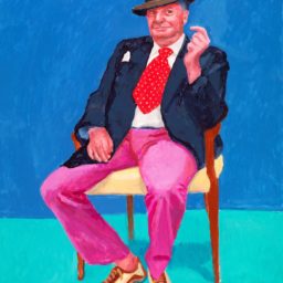 avid Hockney, Barry Humphries, 26th, 27th, 28th March 2015, (2015). Photo courtesy the National Gallery of Victoria