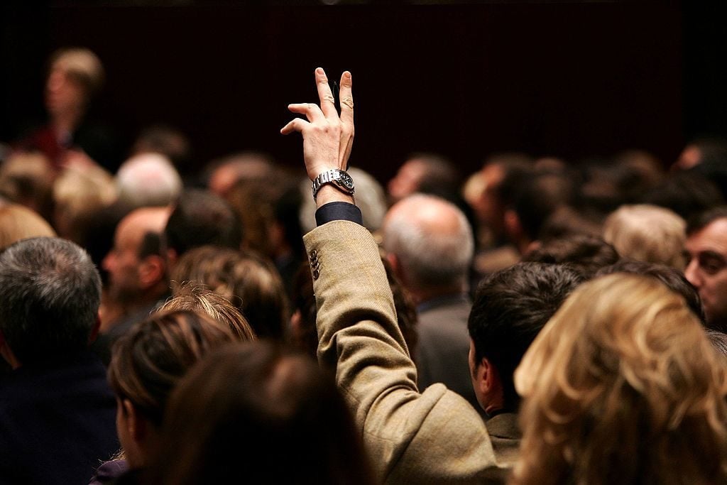 Estimates help give context for bidders at auction. Photo: Spencer Platt/Getty Images.