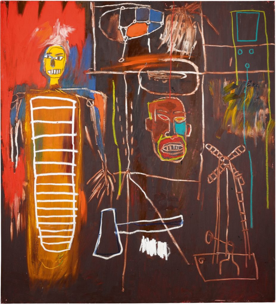 Jean-Michel Basquiat, Air Power, (1984). Courtesy Sotheby's