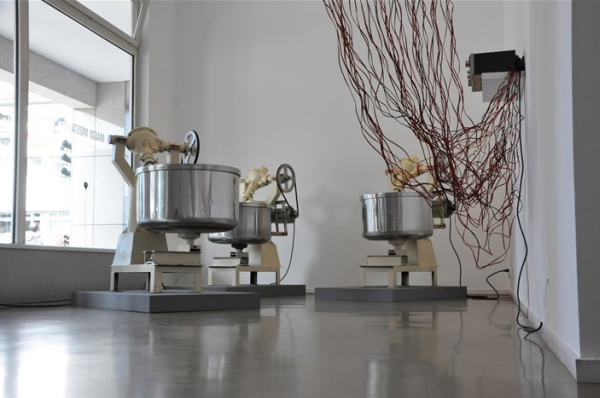 Magdi Mostafa, Installation view. Courtesy of Galerie Brigitte Schenk.