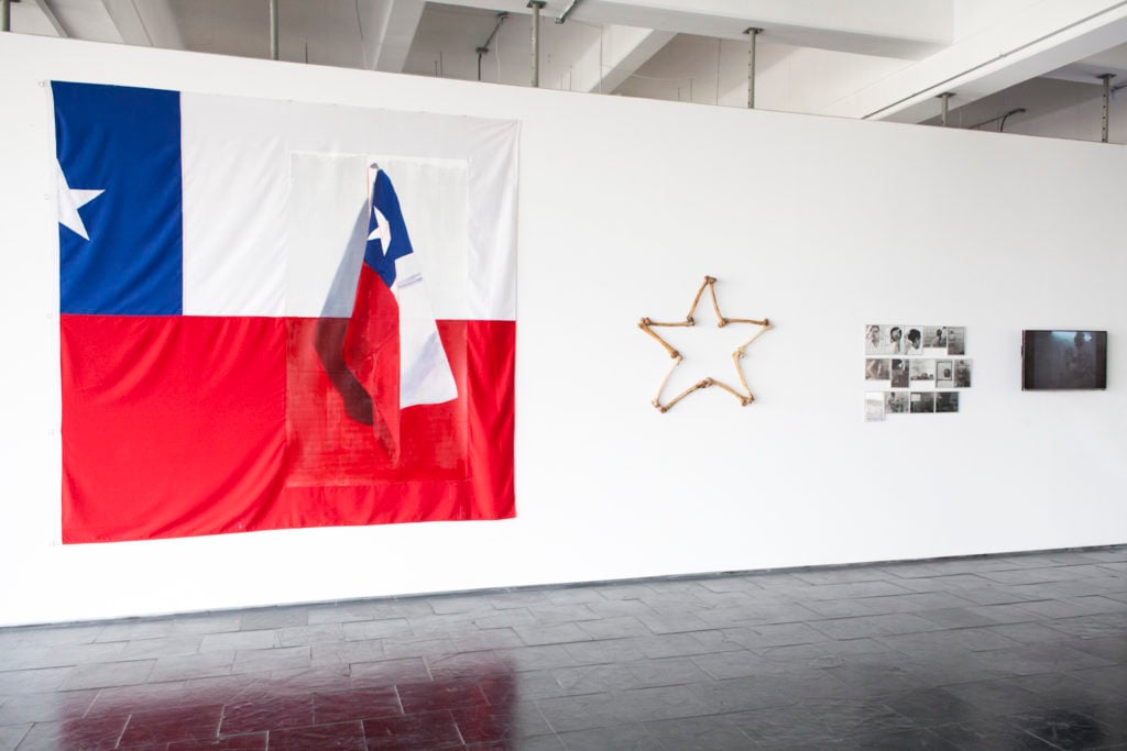 Installation shot of exhibition at the National Centre for Contemporary Art Chile. Courtesy the museum.
