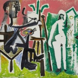 Pablo Picasso, Le Peintre et son modèle (1963) Courtesy Sotheby's.