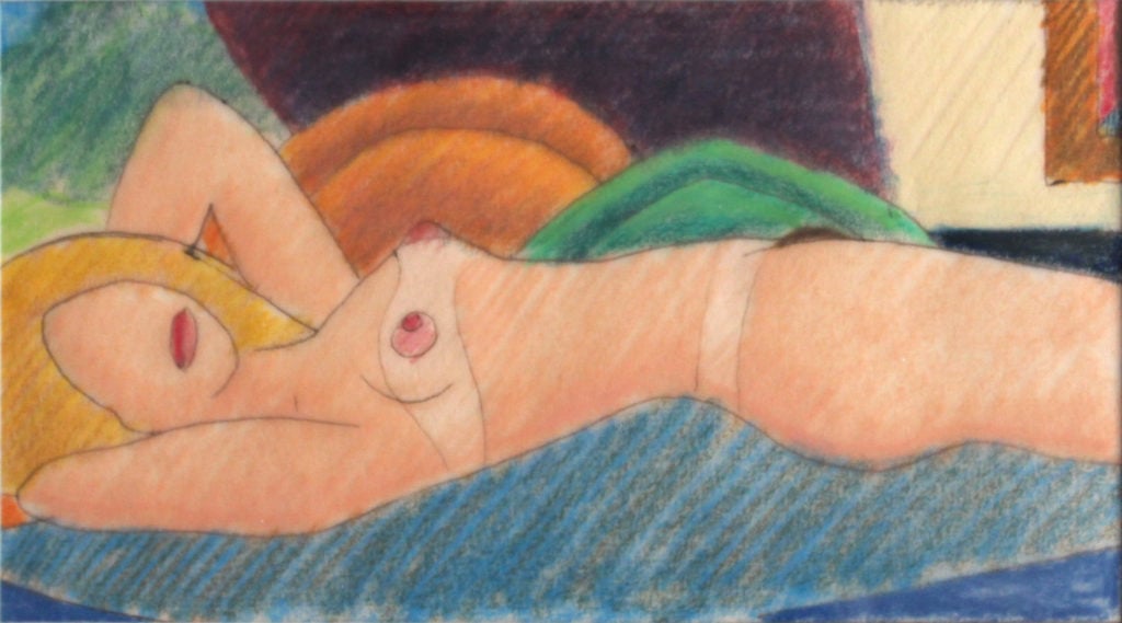 Tom Wesselmann Sketch from 1970 Proposed Nude Edition (1975). Photo: artnet Auctions. 