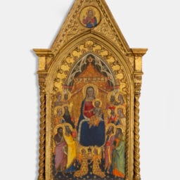 Jacopo di Cione, Enthroned Madonna and Child with Saints , (1367). Photo courtesy of the National Gallery of Australia, Canberra and Mona.