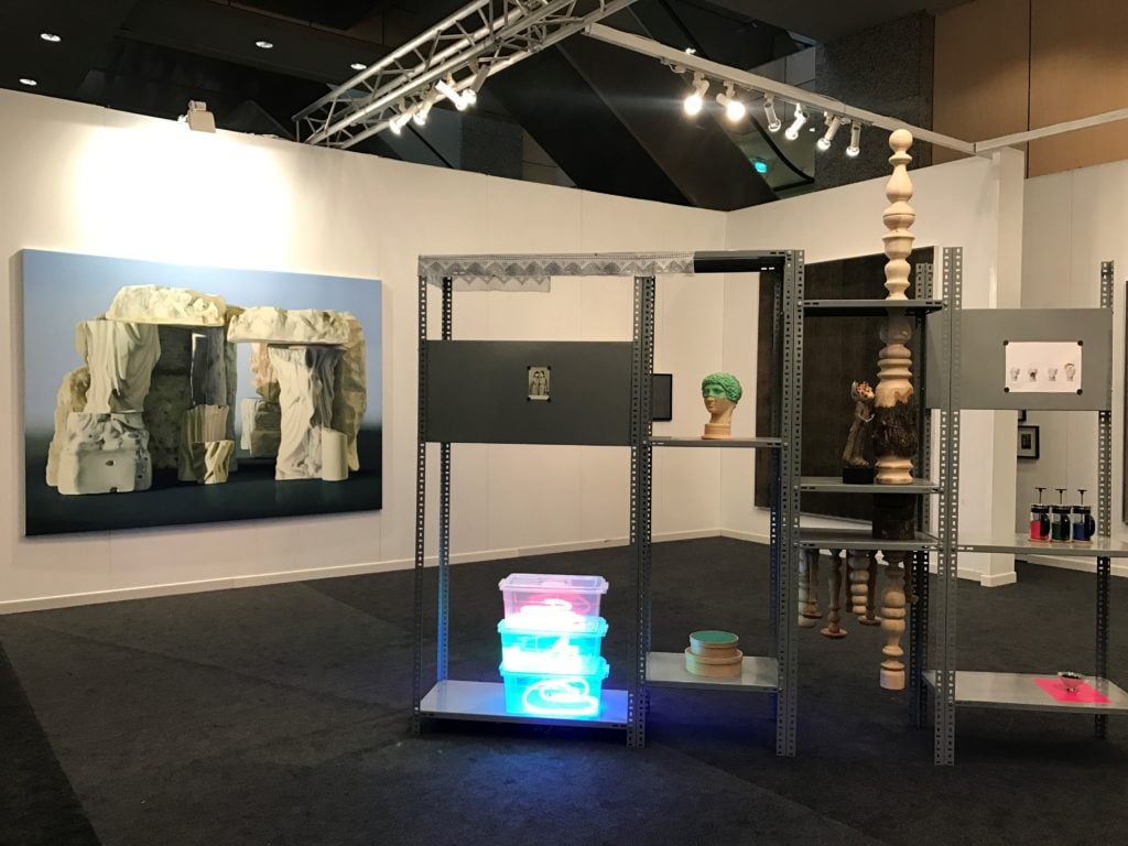 View of the booth of Pi Artworks at Contemporary Istanbul, 2016. Courtesy Contemporary Istanbul.