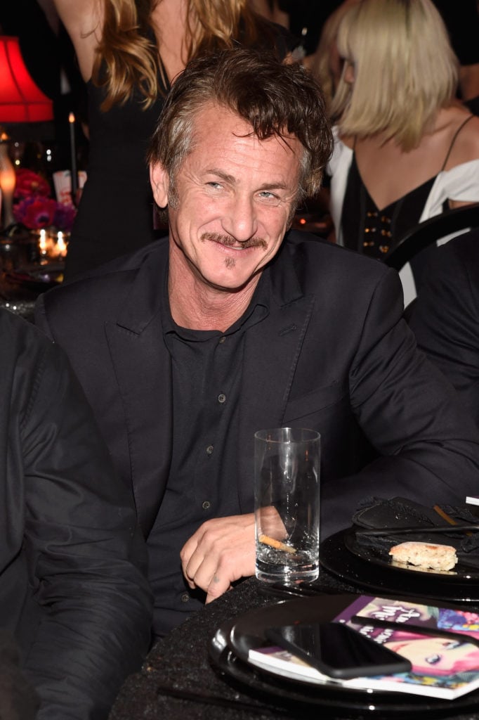 Actor Sean Penn attends An Evening of Music, Art, Mischief and Performance to benefit Raising Malawi presented by Madonna at Faena Forum on December 2, 2016 in Miami Beach, Florida. Courtesy of Kevin Mazur/Getty Images for Bulgari.