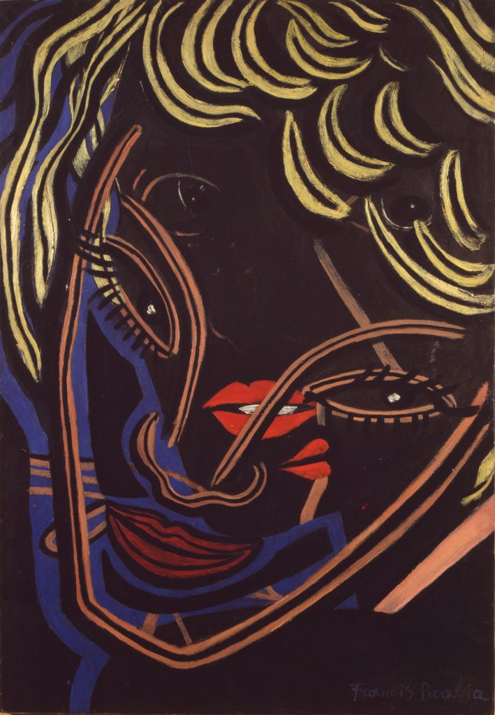 Francis Picabia, <i> Têtes superposées </i> (1938). ©2016 Artists Rights Society (ARS), New York/ADAGP, Paris