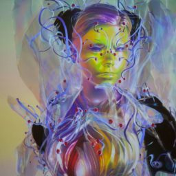 Björk Digital, an exhibition of video and digital works. Courtesy the artist and Day For Night.