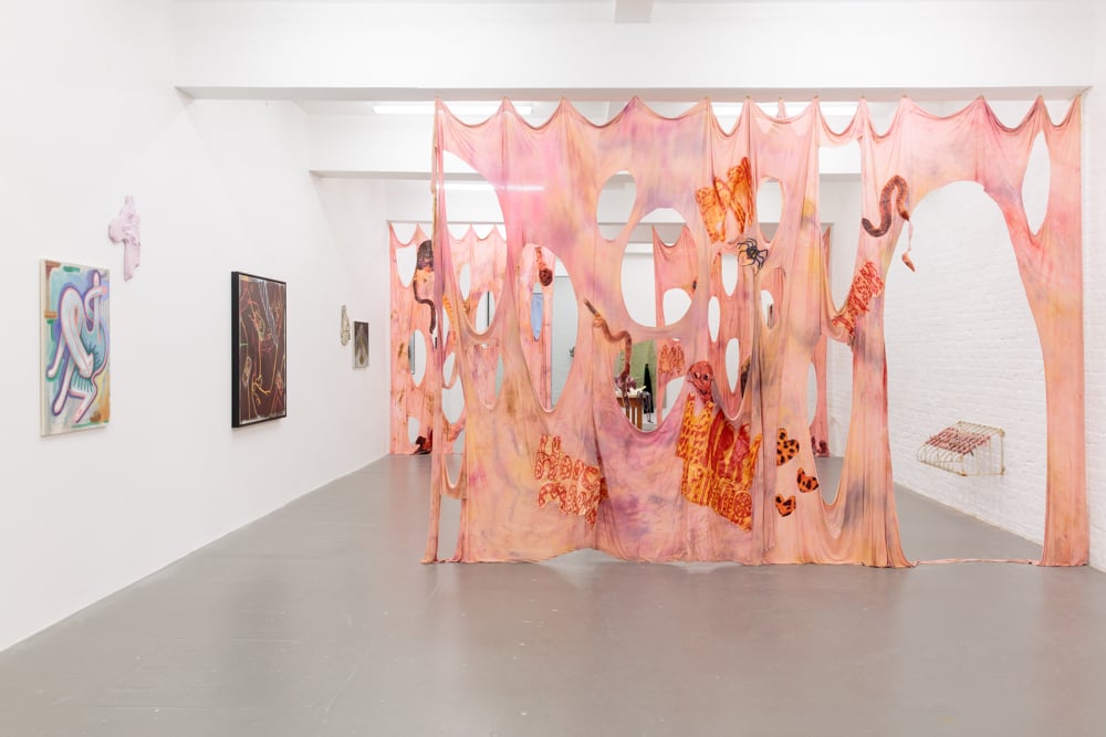 Installation view of “Streams of Warm Impermanence” at DRAF, 2016. Photo Tim Bowditch, courtesy DRAF.