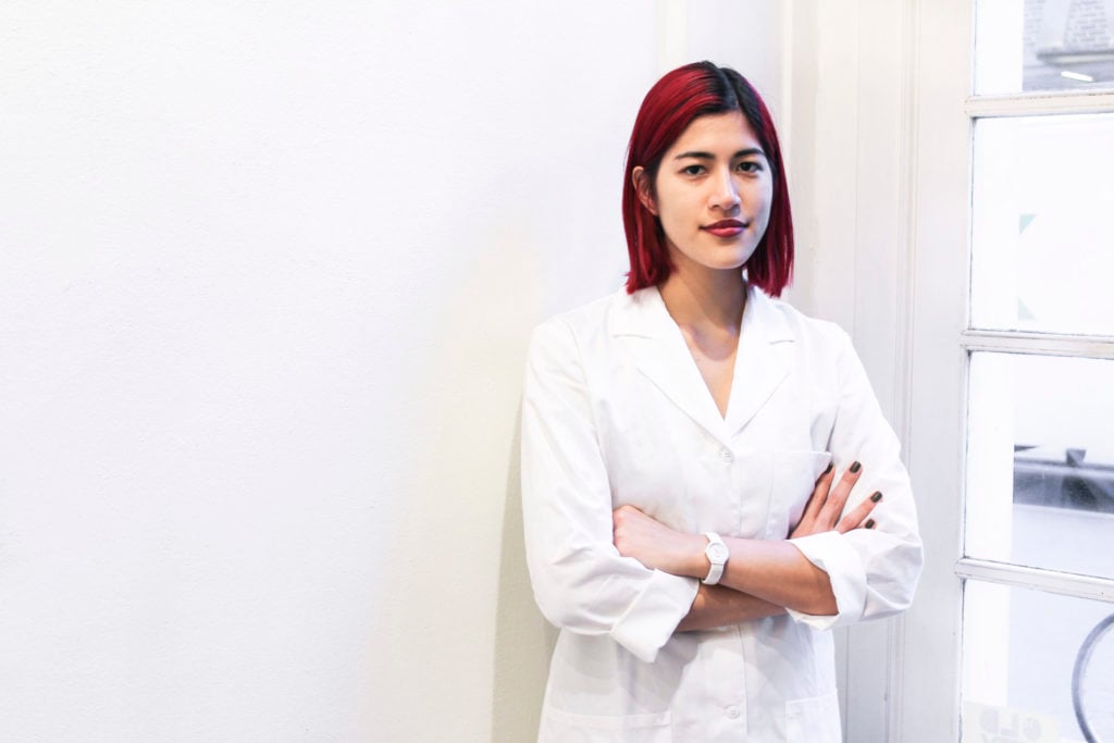 Emma Sulkowicz, The Healing Touch Integral Wellness Center. Courtesy of the Philadelphia Contemporary/Emily Belshaw.