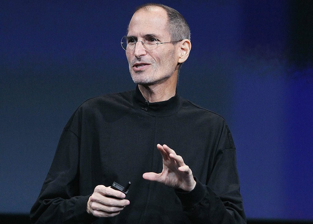 Steve Jobs in 2010. Photo by Justin Sullivan, courtesy Getty Images.