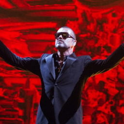 British singer George Michael performs on stage during a charity gala for the benefit of Sidaction, at the Opera Garnier in Paris, on September 9, 2012. Courtesy of Miguel Medina/AFP/GettyImages.