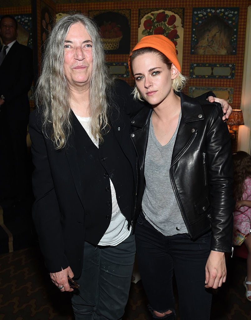  Patti Smith and Kristen Stewart attend the after party for the "Cafe Society". Image bJamie McCarthy/Getty Images