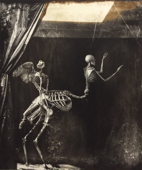 Joel-Peter Witkin, <em>Cupid and Centaur in a Museum of Love, Marseille</em> (1992). Courtesy of A Gallery for Fine Photography.