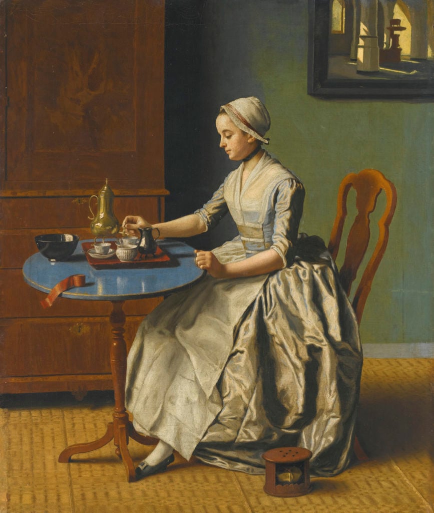 Jean-Etienne Liotard, A Dutch girl at breakfast (c. 1756-57). Courtesy Rijksmuseum.