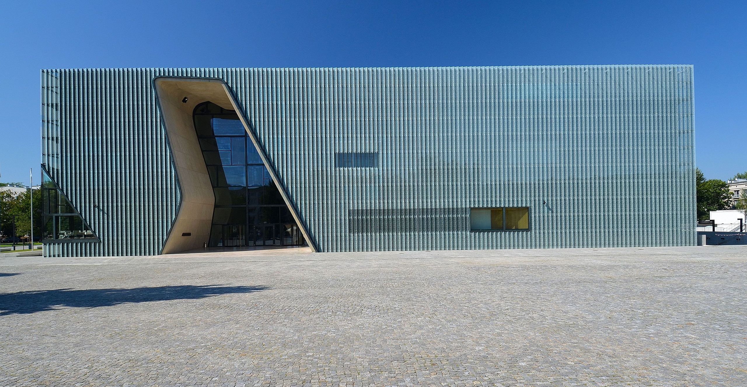 Polin Museum of the History of Polish Jews in Warsaw. Photo by Adrian Grycuk Creative Commons Attribution-ShareAlike 3.0 Unported Poland license.