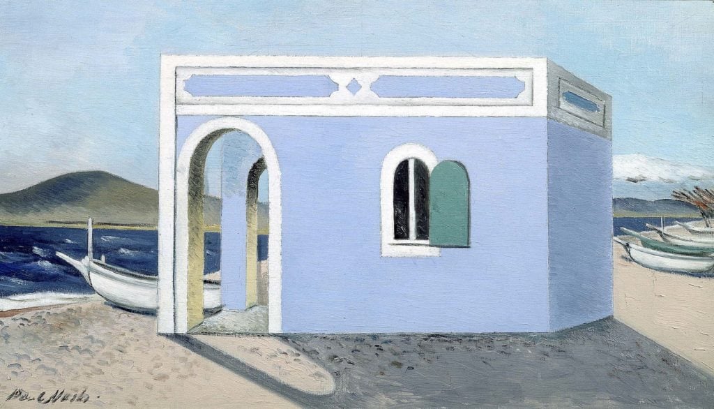 Paul Nash, Blue House on the Shore (1930-1). Photo ©Tate.