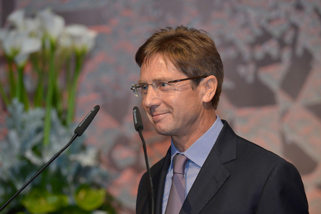 David Arendt at the opening ceremony of Le Freeport, in 2014. Courtesy Le Freeport