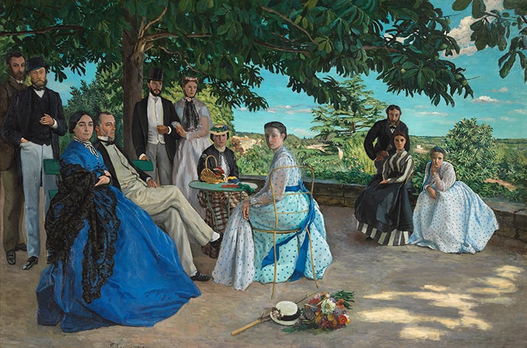 Frédéric Bazille, Family Reunion also called Family Portraits, 1867, oil on canvas, Musée d’Orsay, Paris.