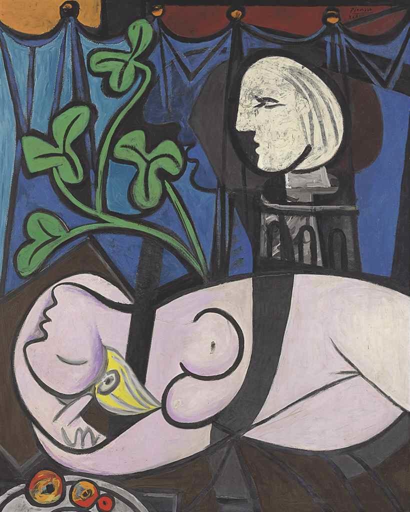 Pablo Picasso Nude, Green Leaves and Bust (1932). Photo: courtesy Christie's.