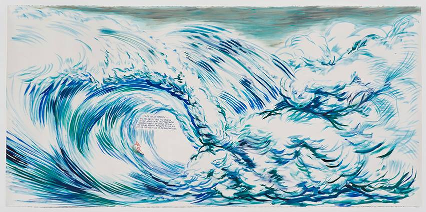 Raymond Pettibon No Title (Let me say) (2012). Photo: courtesy of the New Museum.