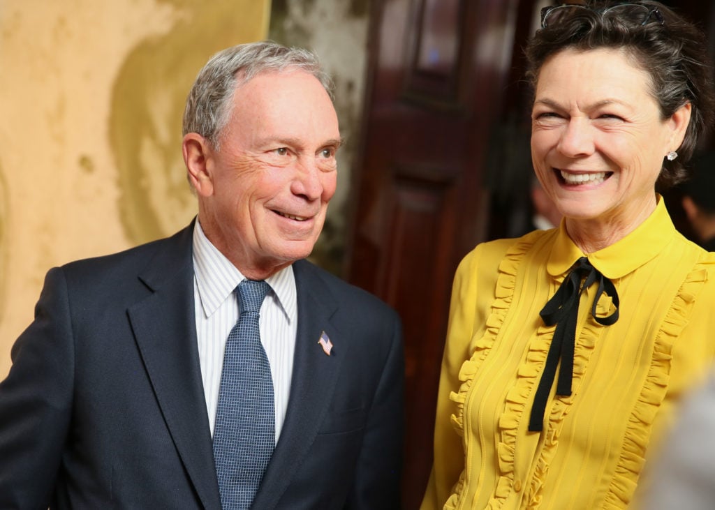 Michael Bloomberg, Diana Taylor at the Winter Antiques Show: Opening Night Party. Courtesy of BFA/Angela Pham and Rommel Demano.