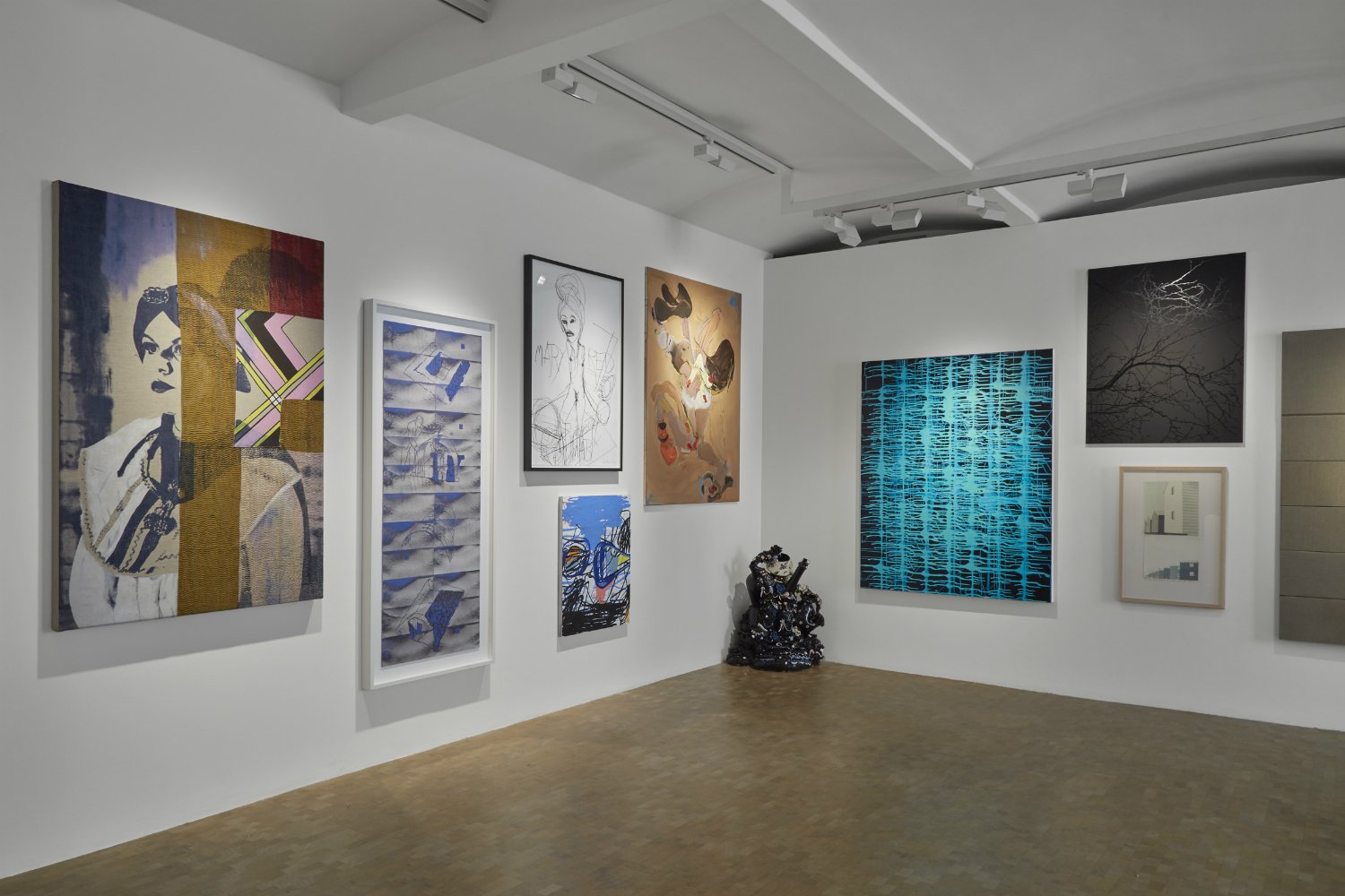 "5 Years at Heddon Street" installation view. Courtesy Pippy Houldsworth Gallery.