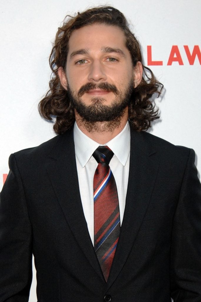 Shia LaBeouf at a Los Angeles premiere in 2012. ©Patrick McMullan, Photo Ð ANDREAS BRANCH/patrickmcmullan.com==