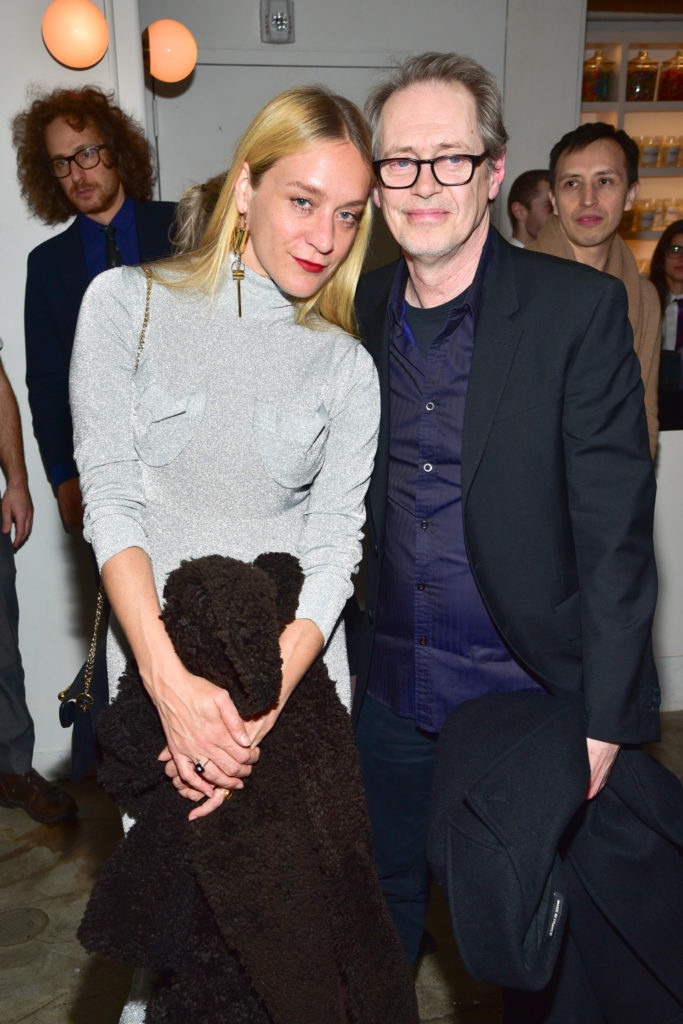 Chloe Sevigny and Steve Buscemi at the Metrograph 1st Anniversary Party. Courtesy of Sean Zanni, © Patrick McMullan.