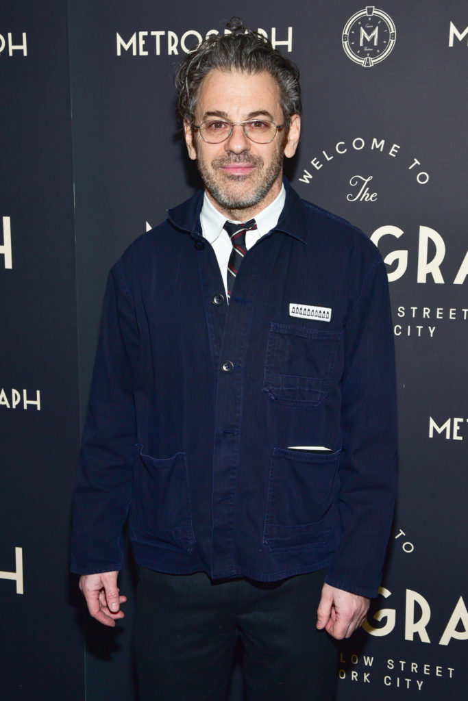 Tom Sachs at the Metrograph 1st Anniversary Party. Courtesy of Sean Zanni, © Patrick McMullan.