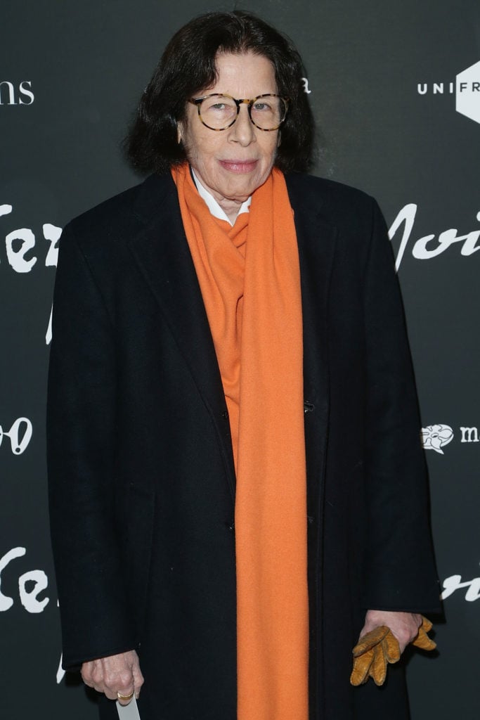Fran Lebowitz at the New York premiere of <em>Cezanne Et Moi</em> at the Whitby Hotel. Courtesy of Jimi Celeste, ©Patrick McMullan.