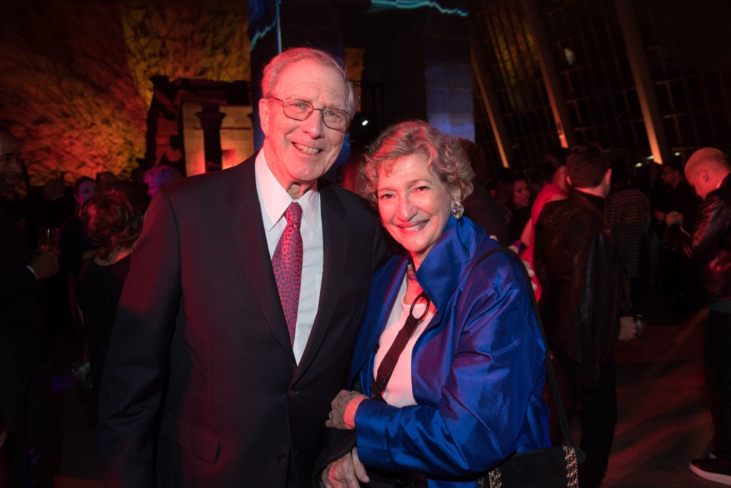 Pierre Leval and Susana Torruella Leval at the Met Winter Party. Courtesy of the Metropolitan Museum of Art/photographer Don Pollard.