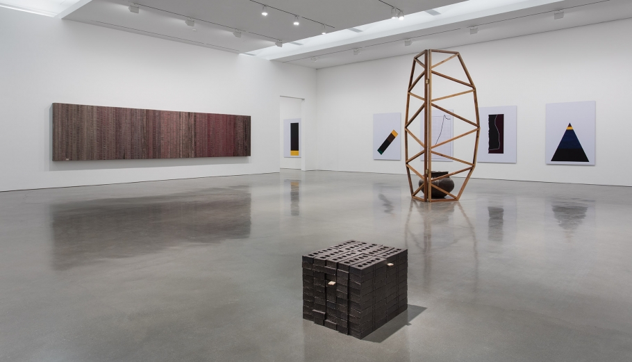 Theaster Gates "But to Be a Poor Race" at Regen Projects, Los Angeles (installation view). Photo: Regen Projects, Los Angeles. 