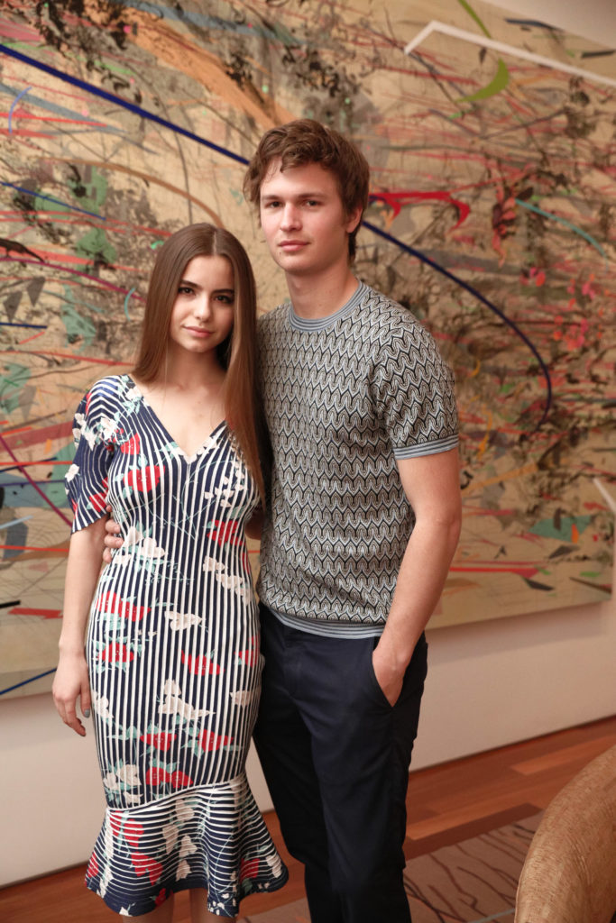 Ansel Elgort at the Osman launch party at Salon 94. Courtesy of BFA.