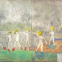 Henry Darger, At Jennie Richee (1950). Courtesy of Carl Hammer Gallery.