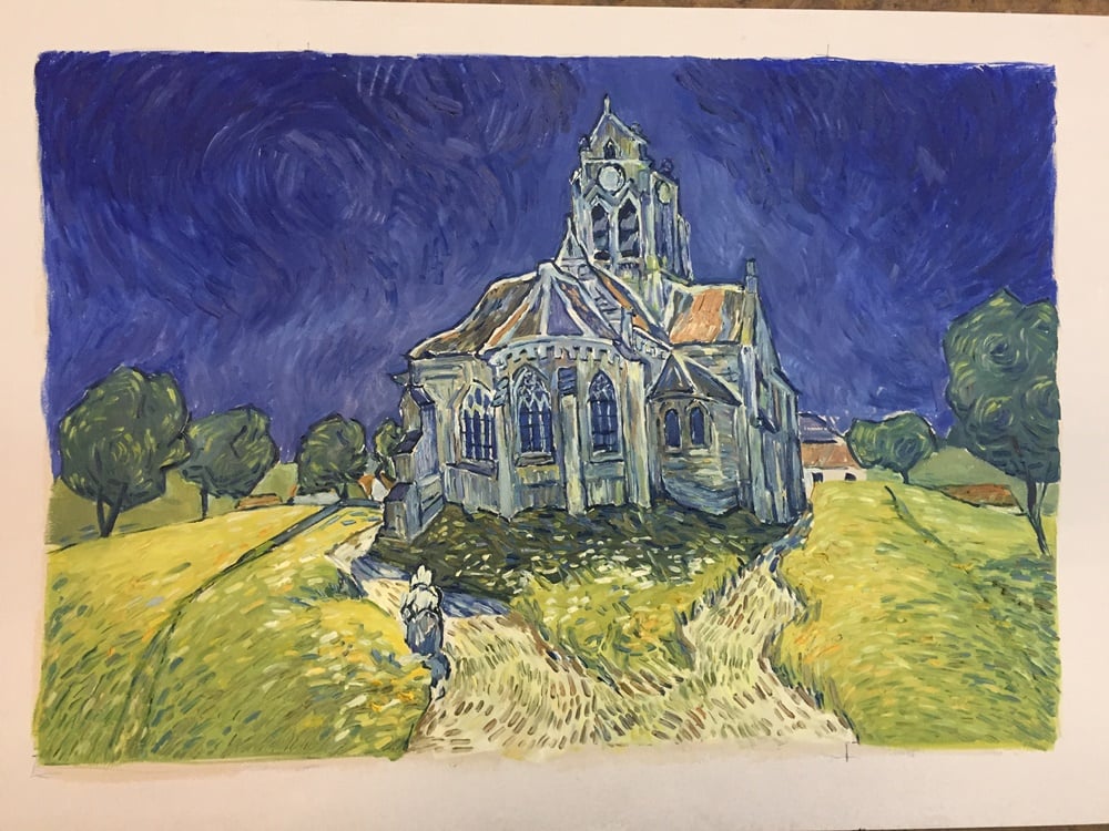 Filmakers launched a competition ending January 31 and are giving away this painting created for "Loving Vincent". Courtesy Loving Vincent