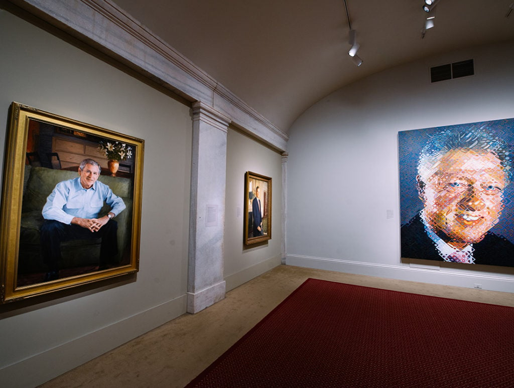 "America's Presidents" at the National Portrait Gallery. Courtesy of the National Portrait Gallery/photographer Matailong Du.
