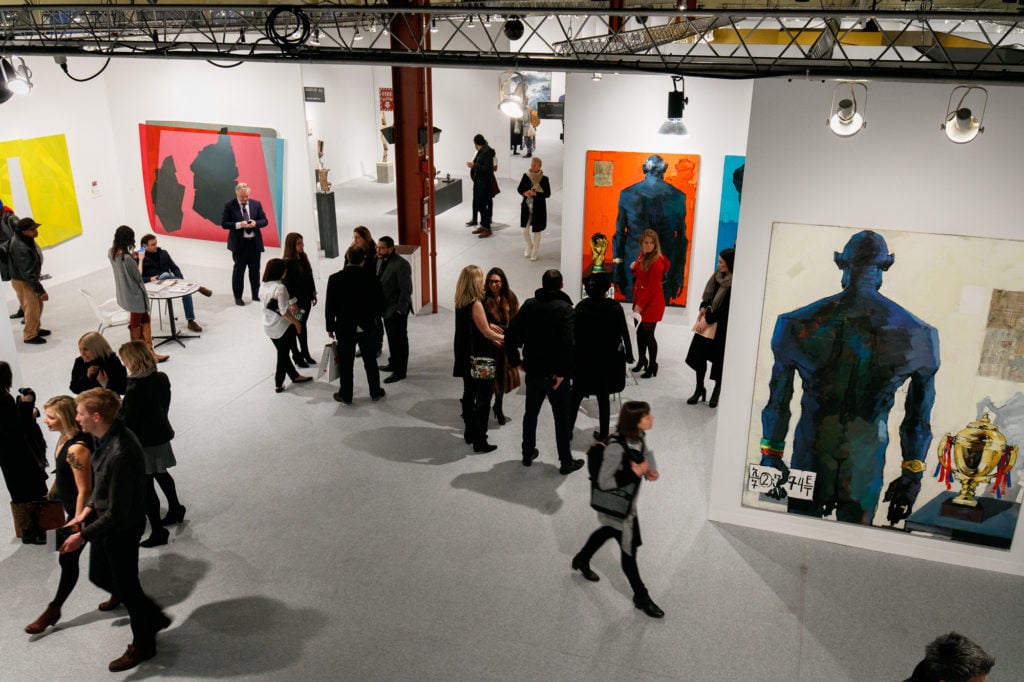 VOLTA New York at Pier 90 in 2016. This year's edition has been cancelled. Photo: David Willems, courtesy VOLTA.
