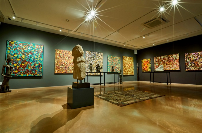Fayez Barakat, installation view. Courtesy of The Barakat Gallery.