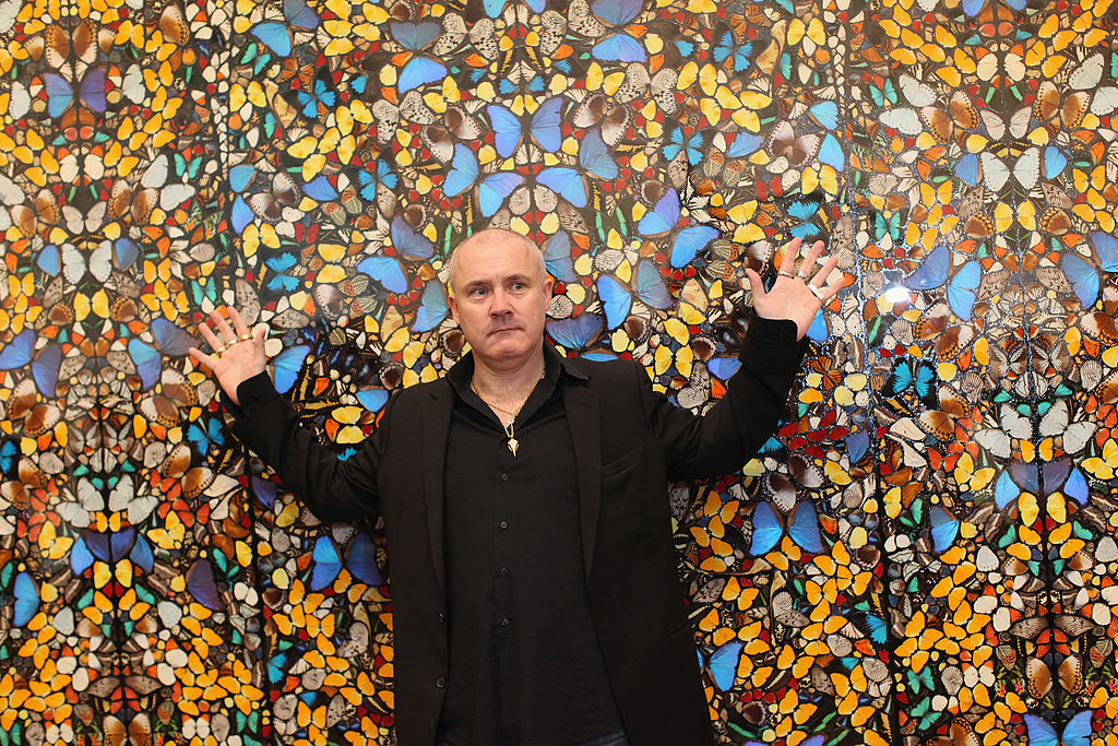 Damien Hirst. Courtesy of Oli Scarff/Getty Images.