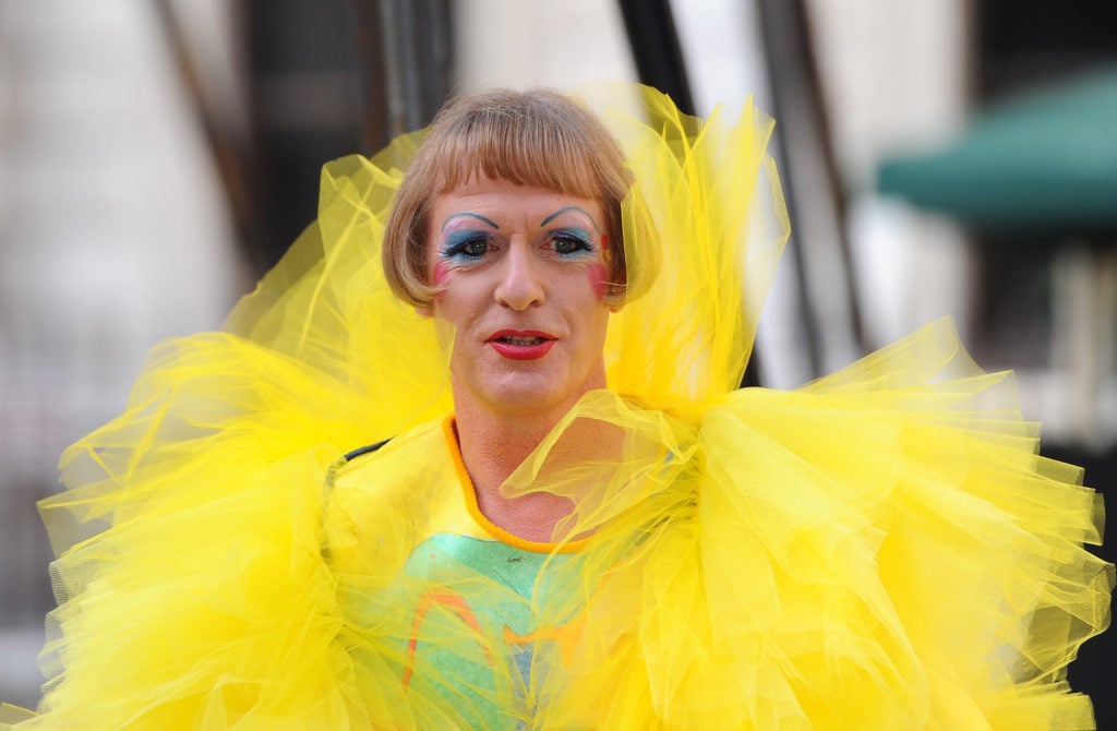 The artist Grayson Perry in 2015. Photo Stuart C. Wilson/Getty Images.