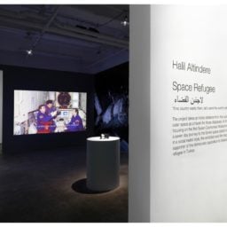 Halil Altindere, installation shot of "Space Refugee" at Andrew Kreps Gallery. Courtesy of Andrew Kreps Gallery.