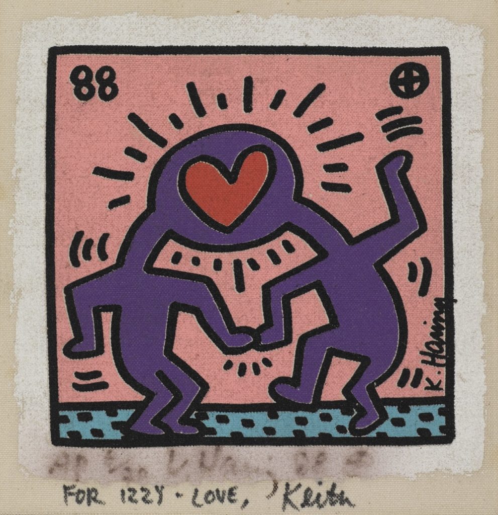 Keith Haring, Untitled (For Izzy-Love) (1988). Courtesy Sotheby's.