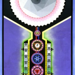 Paul Laffoley, The Gate of Brahman: The Cosmic Octave (1971). Courtesy of Kent Fine Art and the Estate of Paul Laffoley.