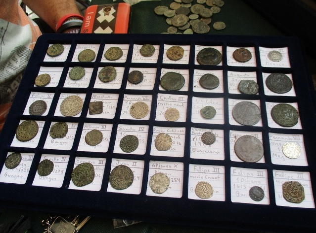 Coins recovered as part of Operation Pandora. Courtesy Guardia Civil.